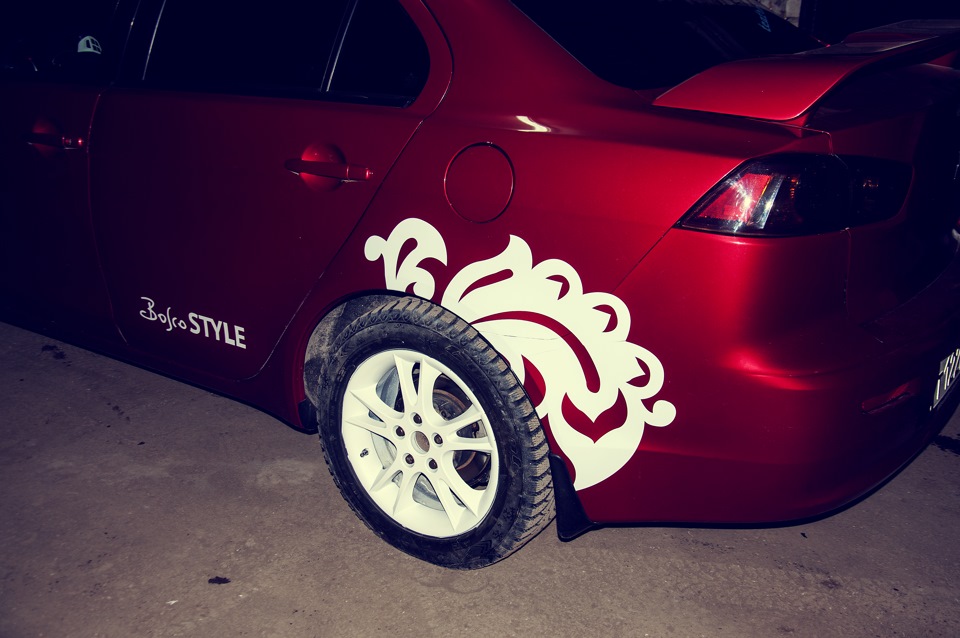 Покраска жидкой резиной PLASTI DIP (Продолжение — Mitsubishi Lancer X ...