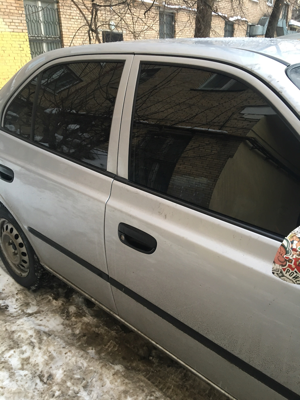 Тонировка 15% 🖤 — Hyundai Accent (2G), 1,5 л, 2006 года | стайлинг | DRIVE2