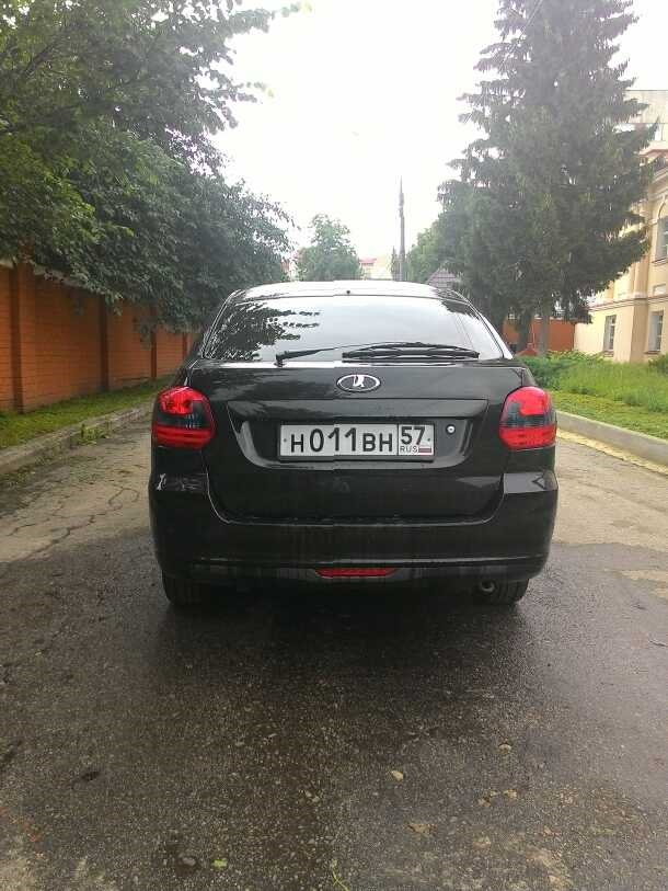 Задние фонари в лак — Lada Гранта Лифтбек (1G), 1,6 л, 2015 года ...