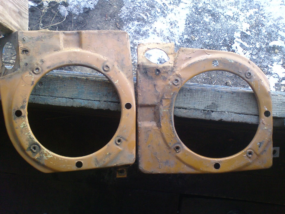 Продолжение кузовного ремонта — стойки облицовки радиатора под фары ...