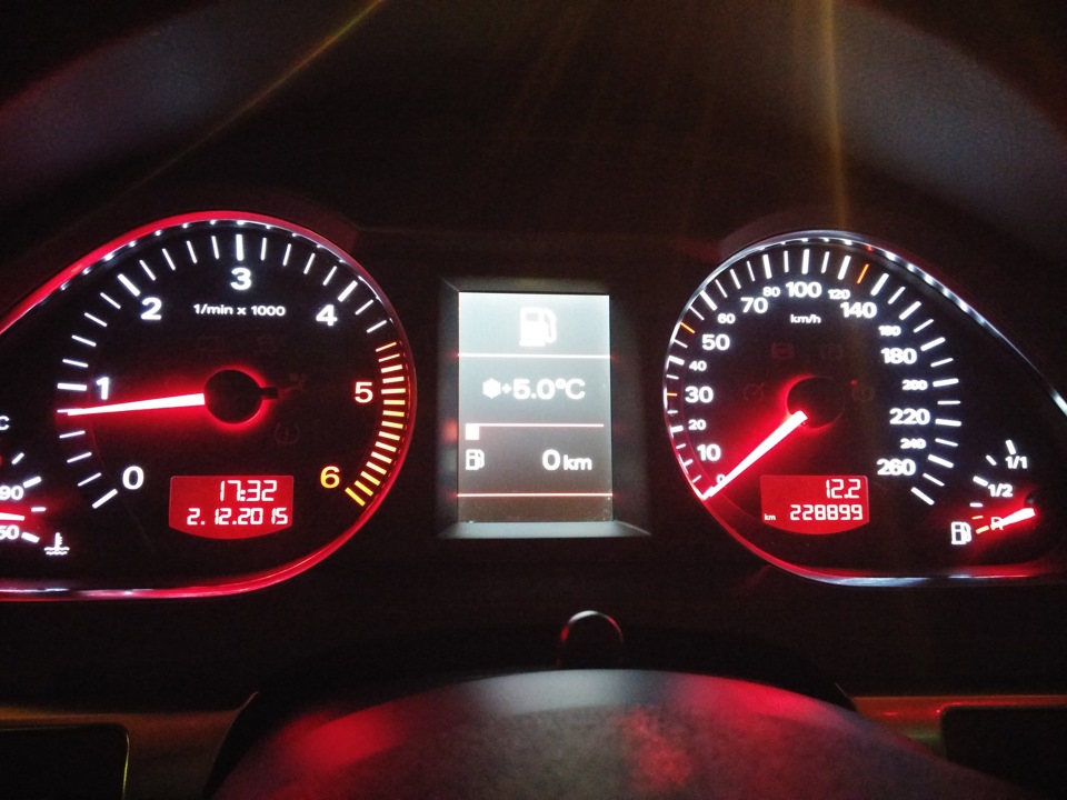 11. Переобулся на зиму + глюк датчика топлива — Audi A6 Avant (C6), 2,7 ...
