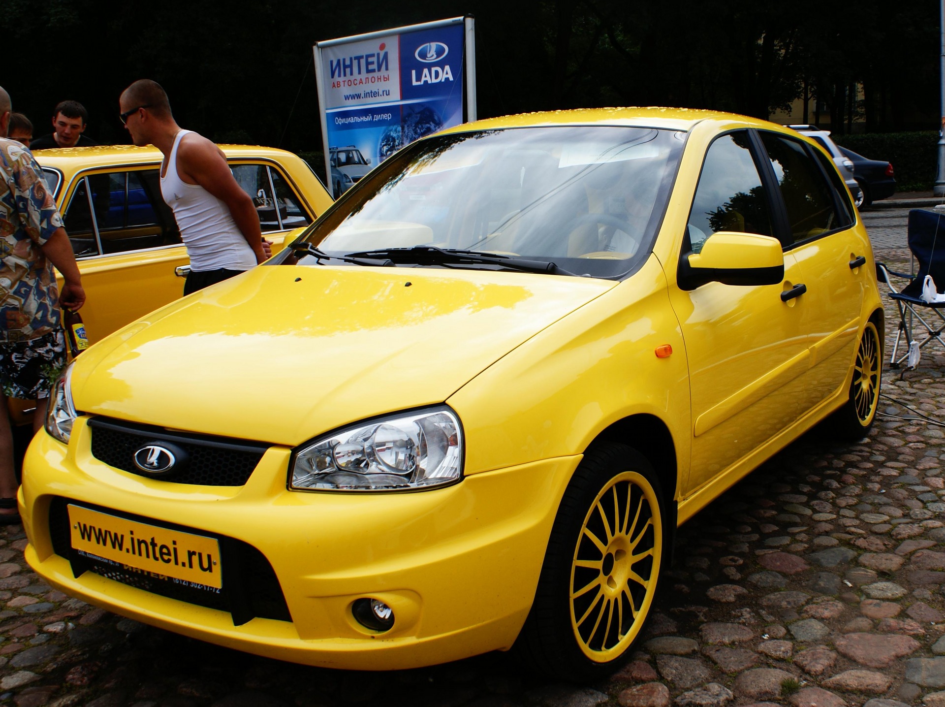 Лада Калина ПРЕМЬЕРА. Выборг. — Lada Калина Спорт, 1,6 л, 2011 года |  автозвук | DRIVE2