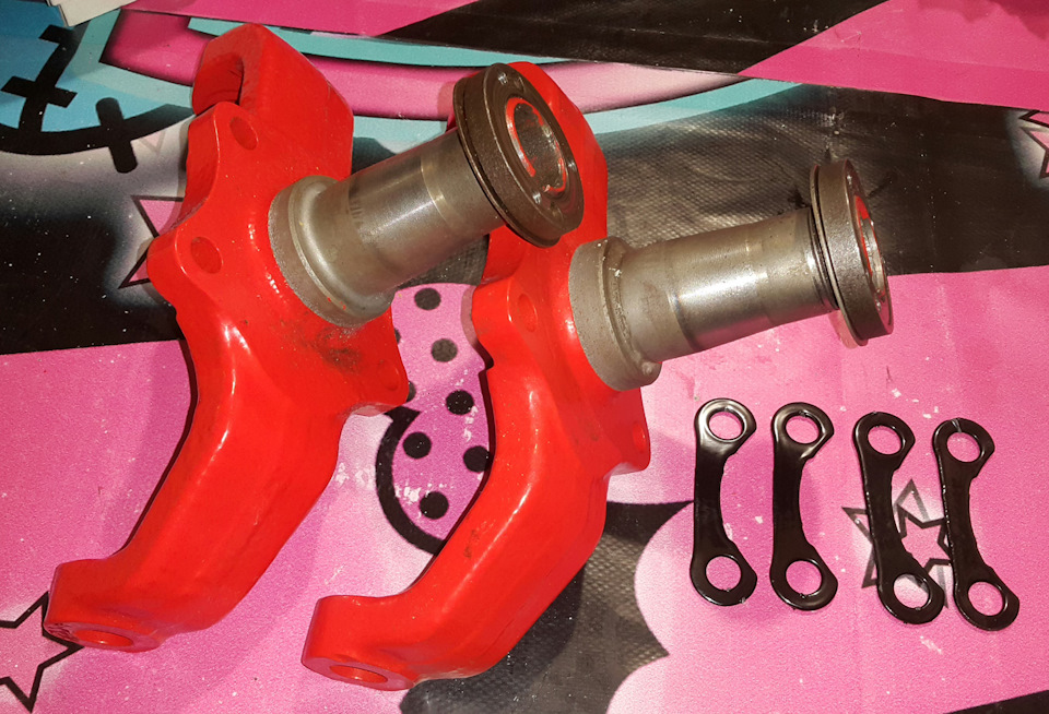 Покраска ступицы и цапф — Isuzu Trooper (2G), 2,6 л, 1991 года | своими ...