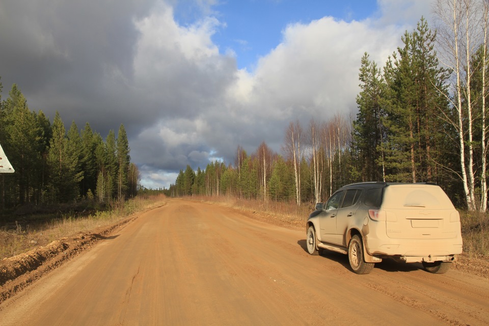 Автодорога из Плесецка в Кенозерье зимой