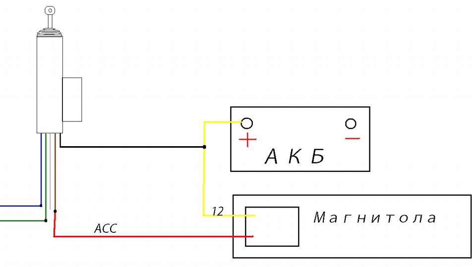 Схема 5 проводной стрелки