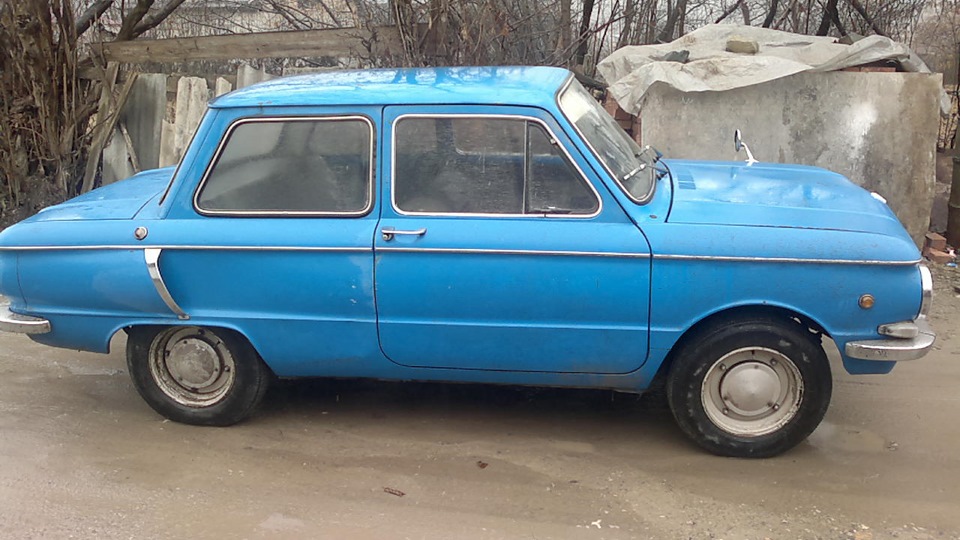 Заз 968 синий