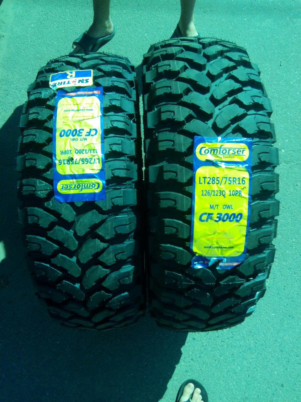 Шины 265/75/R16 Comforser cf 3000 — Nissan Terrano Regulus, 3,2 л, 1998 ...