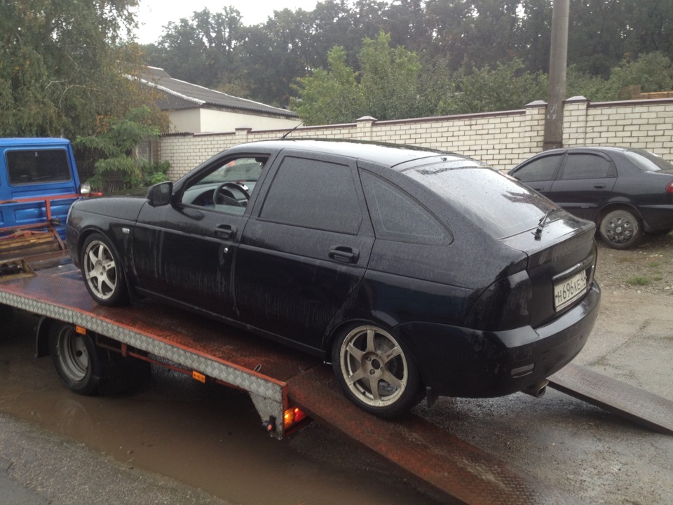 обрыв ремня ГРМ возвращаясь из отпуска — LADA Приора хэтчбек, 1,6 л ...