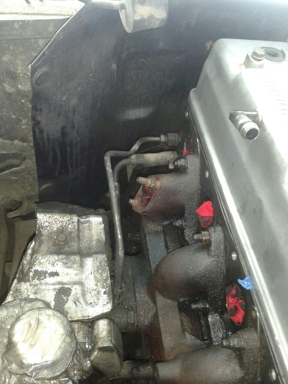 Сломал шпильку на коллекторе.Вопрос решен. — Hyundai Galloper, 2,5 л ...