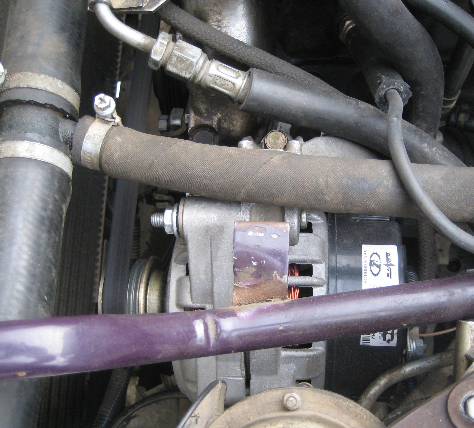 Перенос генератора наверх vs переход на поликлин — LADA 4x4 3D, 1,7 л ...