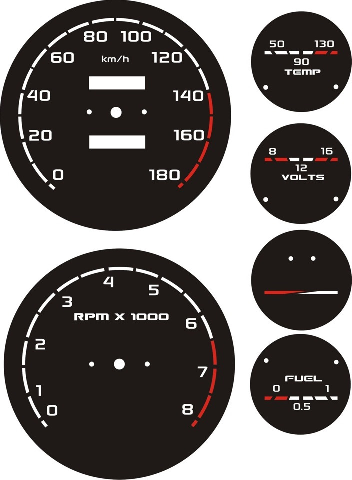 Шкала спидометра своими руками