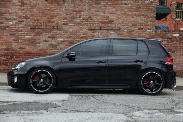 Golf 6 r черный