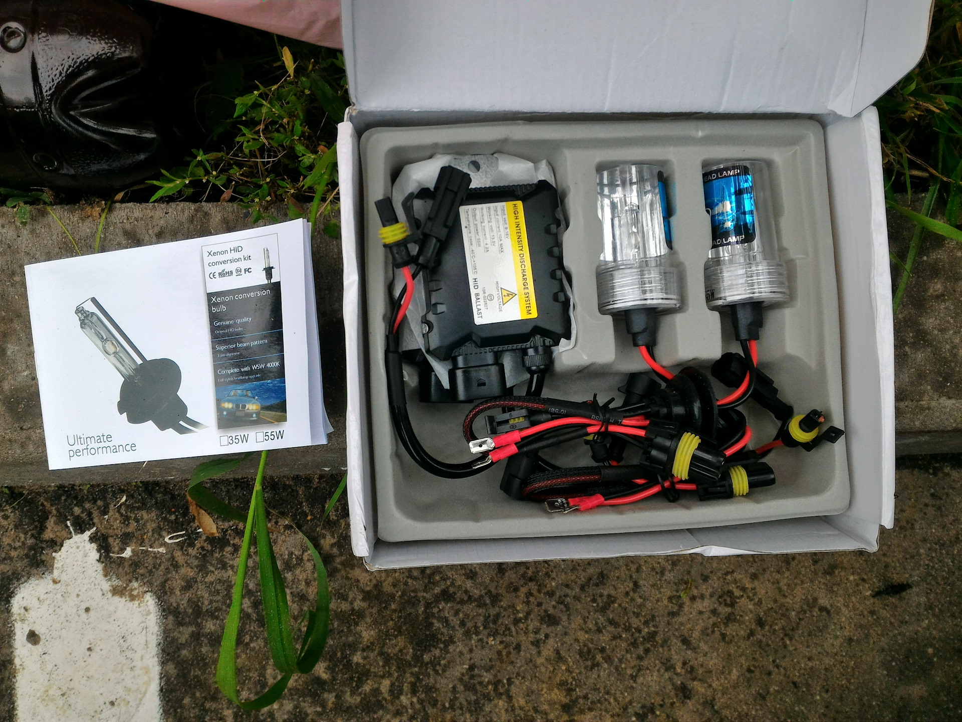 Китайский ксенон 55w в дальний свет — Chevrolet Captiva (1G), 9,9 л ...