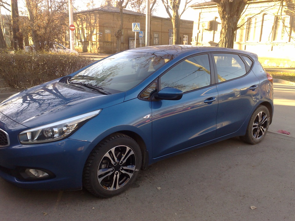 №4 —Переобулся на зиму — KIA Ceed (2G), 1,6 л, 2012 года | колёсные ...
