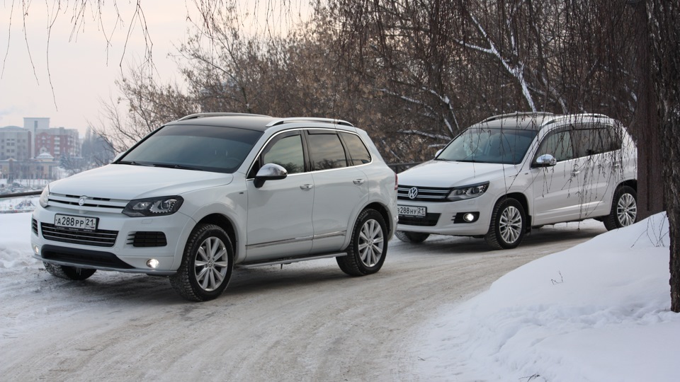 Volkswagen touareg белый