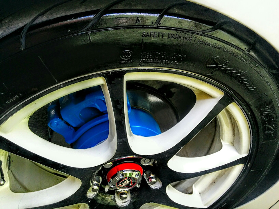 Чернитель колес — KIA Cerato (2G), 1,6 л, 2012 года | шины | DRIVE2
