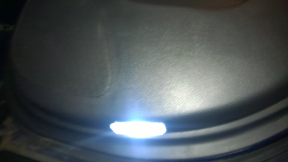 подсветка околодверного пространства (ч.1) — Nissan Tiida (1G), 1,6 л ...