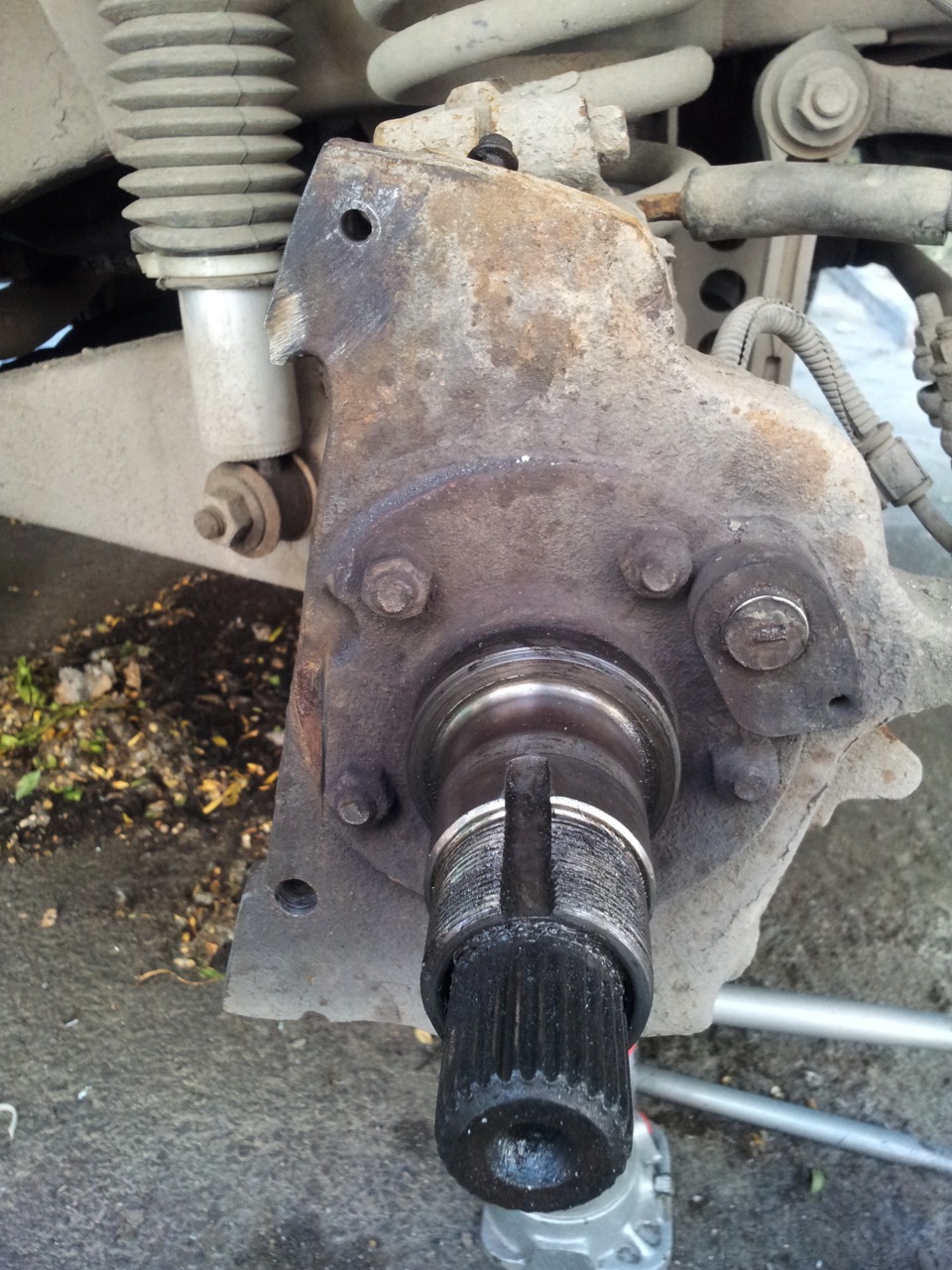 Переделка передних тормозов. — Ford Explorer (1G), 4 л, 1993 года ...