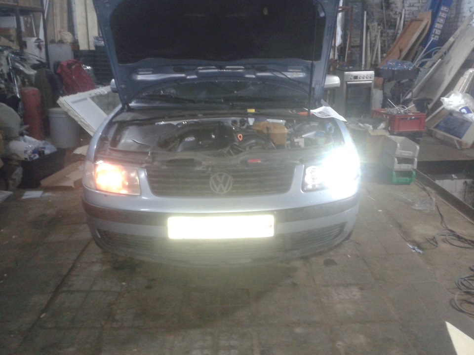 замена Деповских фар на Соннар — Volkswagen Passat Variant (B5), 1,8 л ...