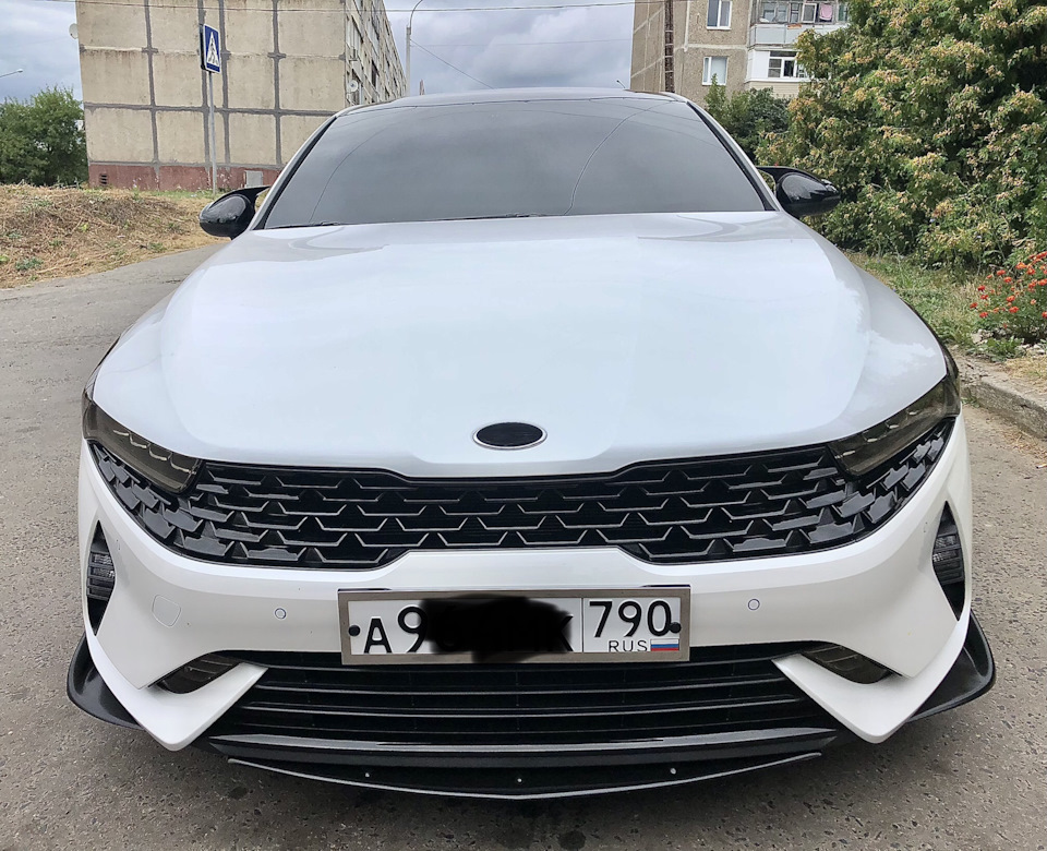 Как без колхоза то)))) губа на бампер — KIA K5 (3G), 2 л, 2020 года ...