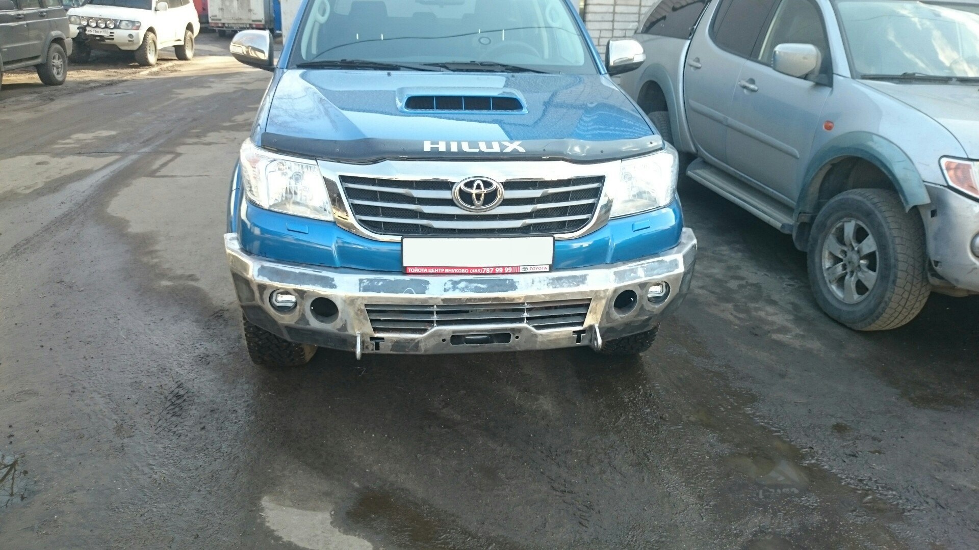 Передний силовик. Часть 2. Визит в ПикапСервис и покраска. — Toyota Hilux  (7G), 3 л, 2015 года | тюнинг | DRIVE2