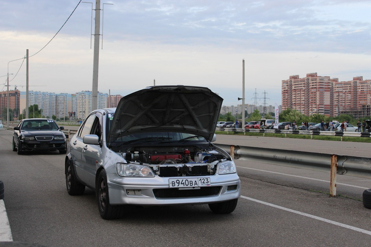 2 место FSB street — уехал в Саратов. Белая стрела — Краснодар. —  Mitsubishi Lancer Evolution VII, 2 л, 2002 года | соревнования | DRIVE2