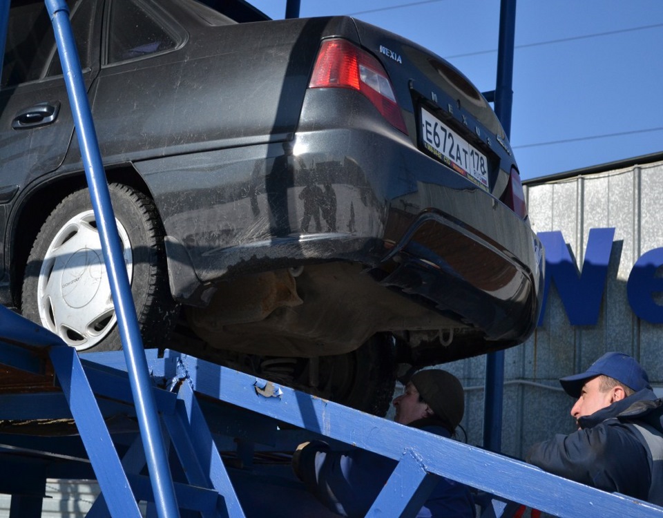Спареный глушитель "Форсаж" — Daewoo Nexia (N150), 1,5 л, 2010 года ...