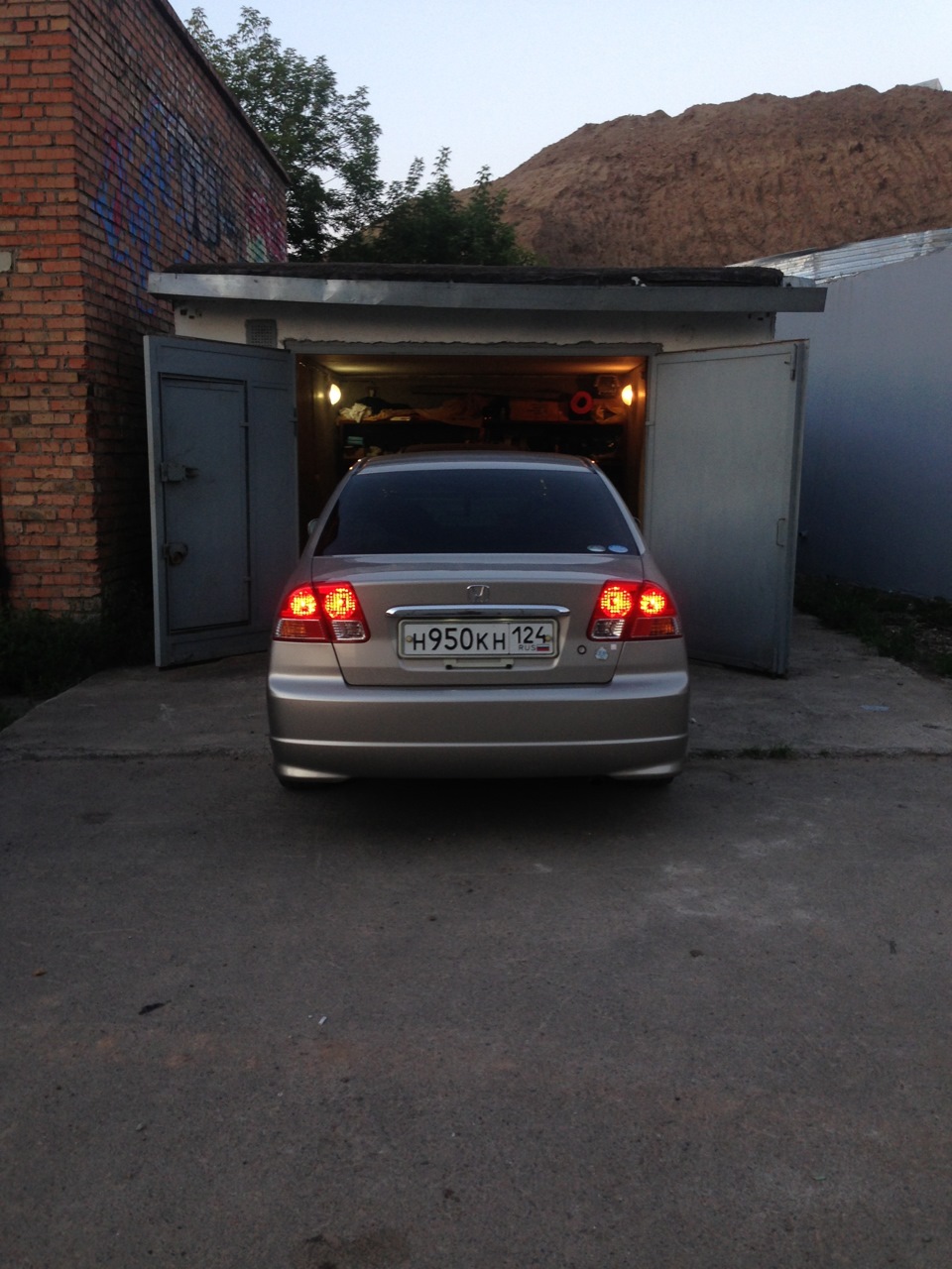 Встреча 7 цивиков Красноярск! — Honda Civic Ferio (7G), 1,7 л, 2005 ...