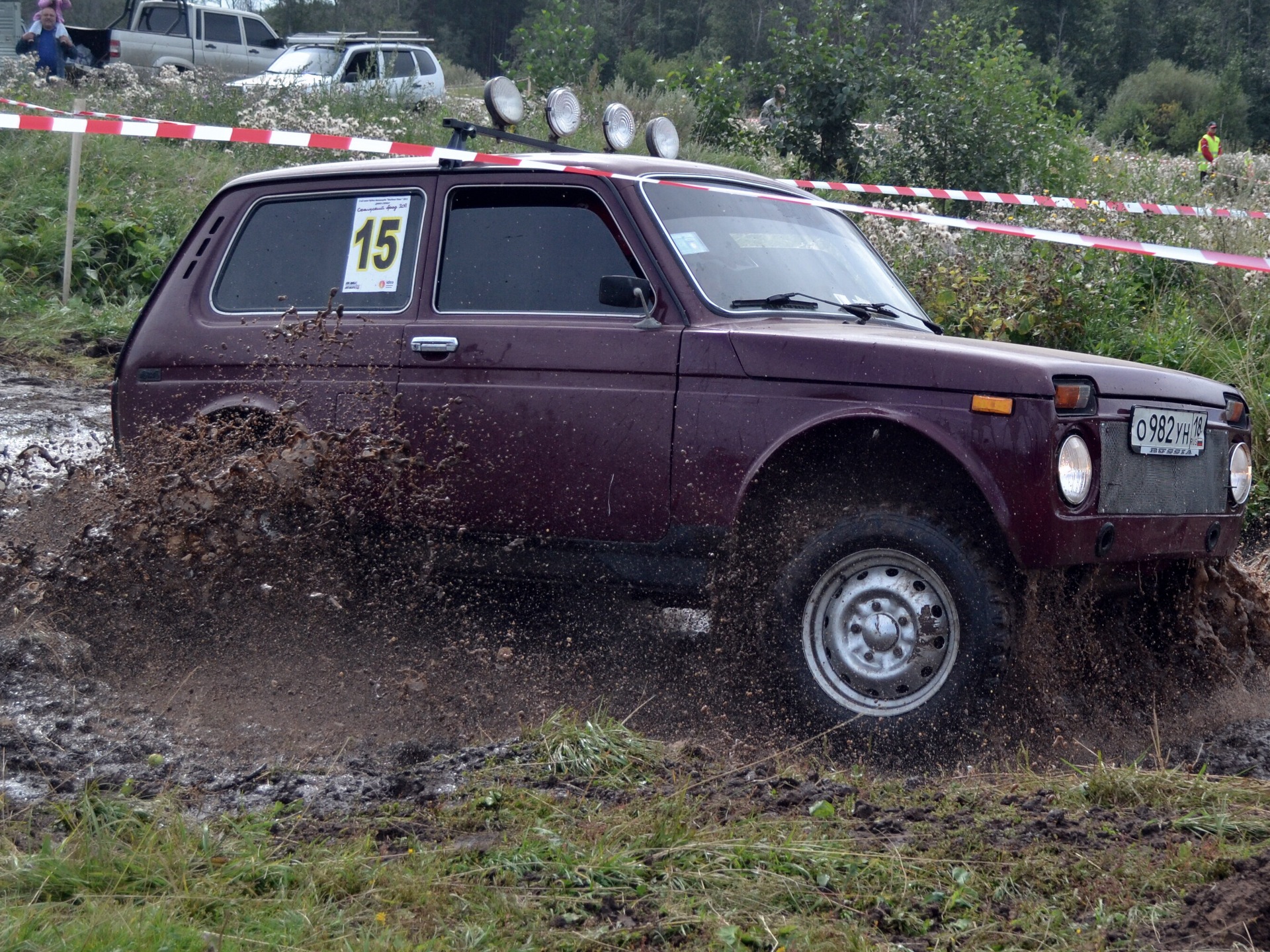 20.08.2011 — джип-спринт Сюгинский брод 2011 г.Можга — Lada 4x4 3D, 9,9 л,  2001 года | другое | DRIVE2