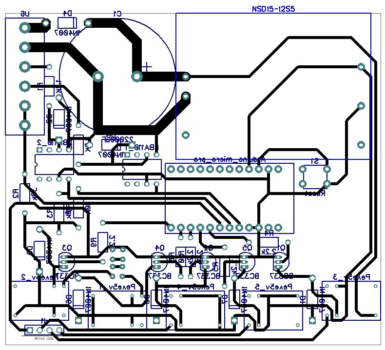 Печатная плата контроллера питания+расположение корпусов — Lifan Solano I