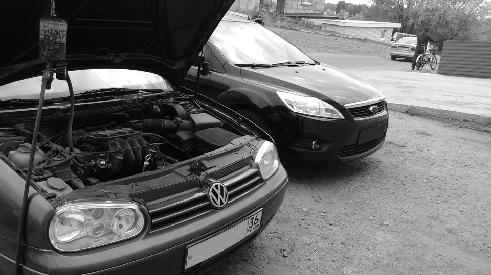 Замена передних стоек стабилизатора — Ford Focus II Hatchback, 1,6 л ...