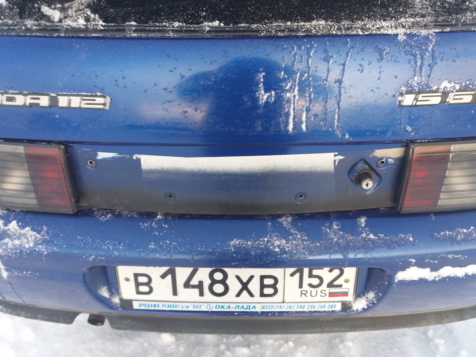 заклеил пластик на багажнике — Lada 21120, 1,5 л, 2004 года | своими ...