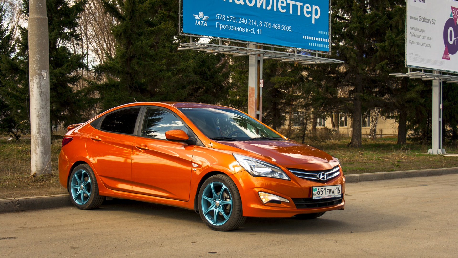 Hyundai Solaris 1.6 бензиновый 2014 | Orange Bounty на DRIVE2