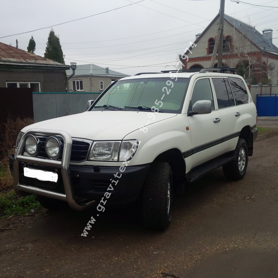 Toyota Land Cruiser 105 белый RAPTOR — GRAVITEX.RU на DRIVE2