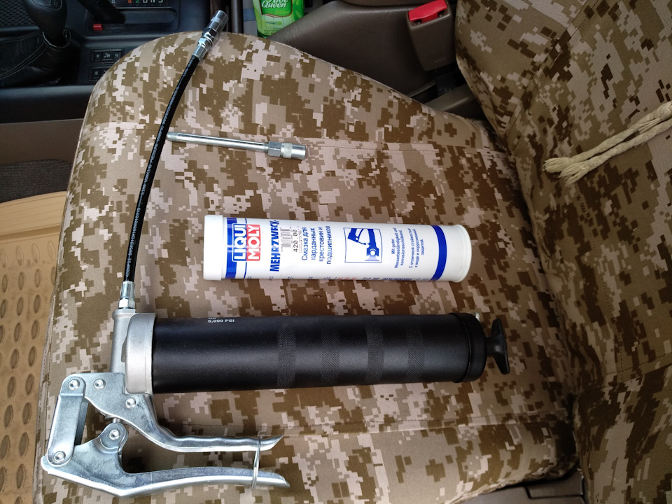 Шприц/пистолет для шприцевания карданов GROZ (GR43050) G5 5,000 PSI ...