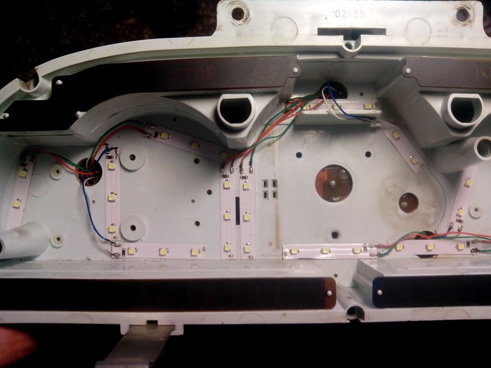 Подсветка приборки — ГАЗ Газель, 2,3 л, 1996 года | тюнинг | DRIVE2