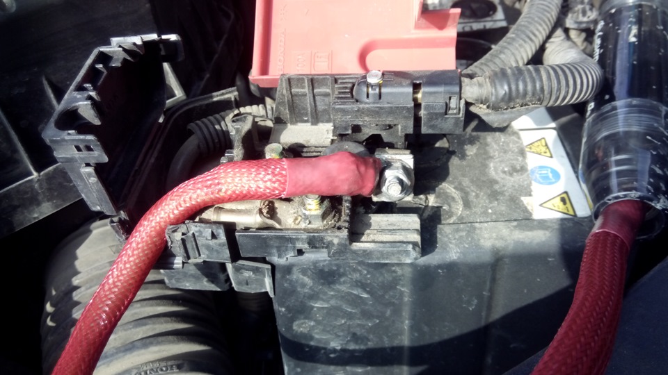 Силовой провод 4GA — Honda Civic Hatchback (8G), 1,8 л, 2008 года ...