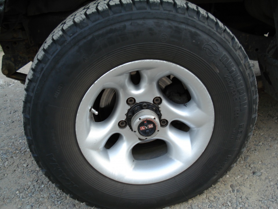 замена подшипников на передней ступице — Daihatsu Rocky (2G), 2,2 л ...