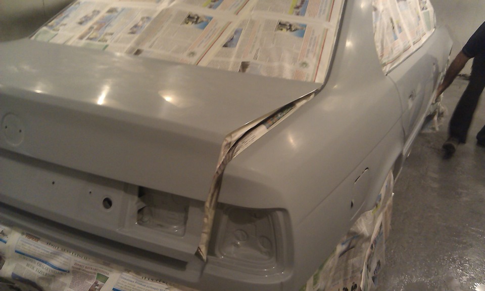 Покраска в хамелеон Mipa — BMW 5 series (E34), 4,4 л, 1993 года ...