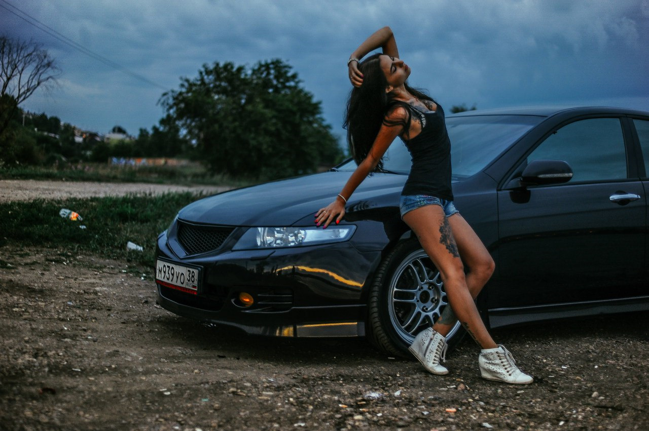 Honda Accord 8 девушка