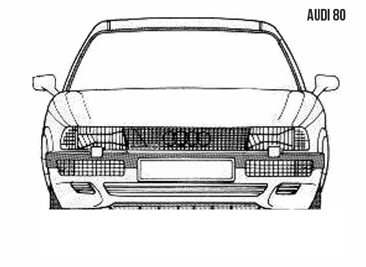 Ауди 80 б3 рисунок