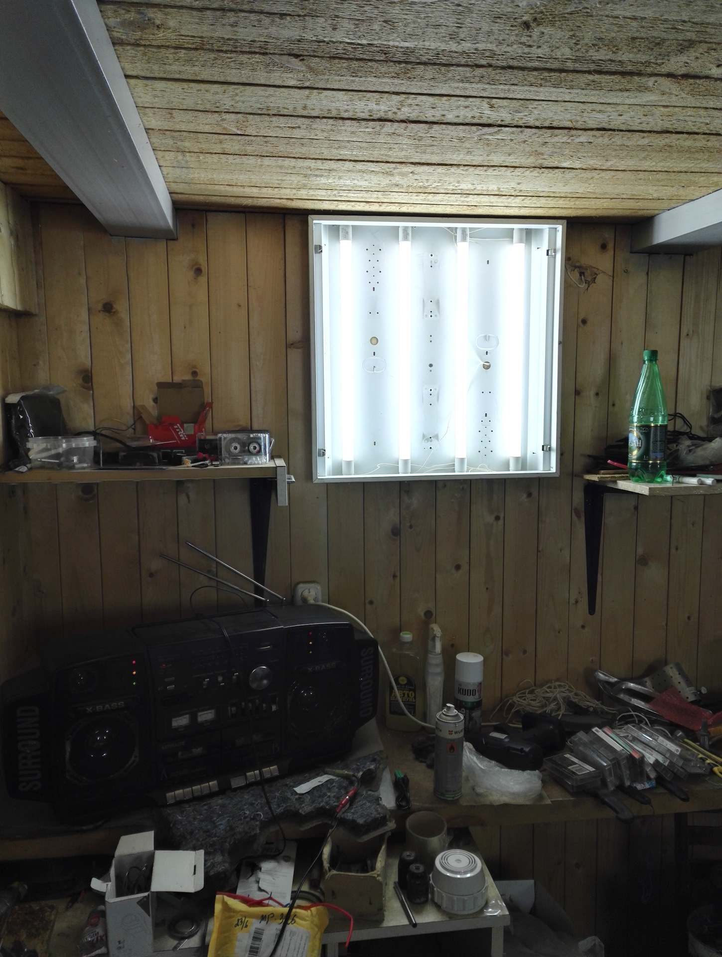 12 Вольт в гараже своими руками освещение