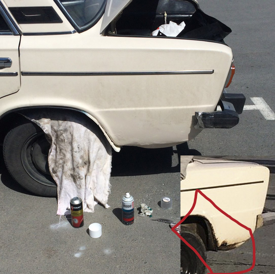 Нищий кузовной ремонт, первые шаги к ре$те, самодельный чернитель ...