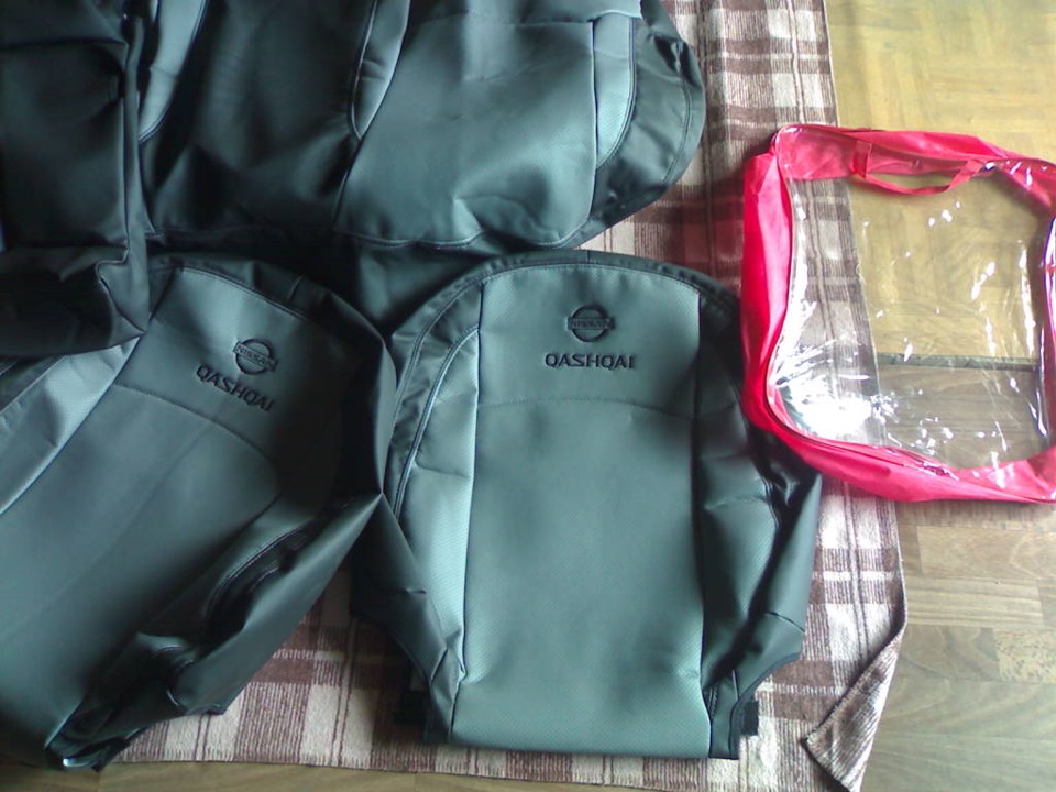 Установка чехлов из экокожи(начало). — Nissan Qashqai (1G), 1,6 л, 2010 ...