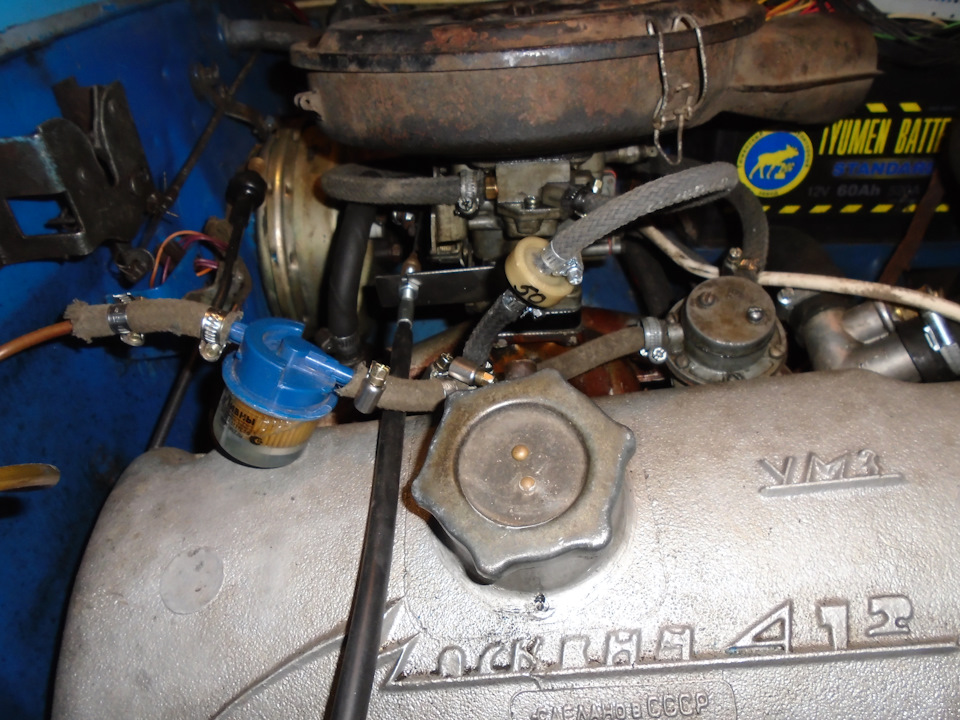 Установка карбюратора Солекс 53 — Москвич 2140, 1,5 л., 1986 года ...