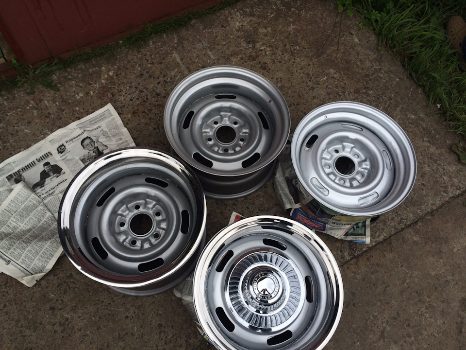 Красим диски — Chevrolet Impala (4G), 4,1 л, 1969 года | аксессуары ...