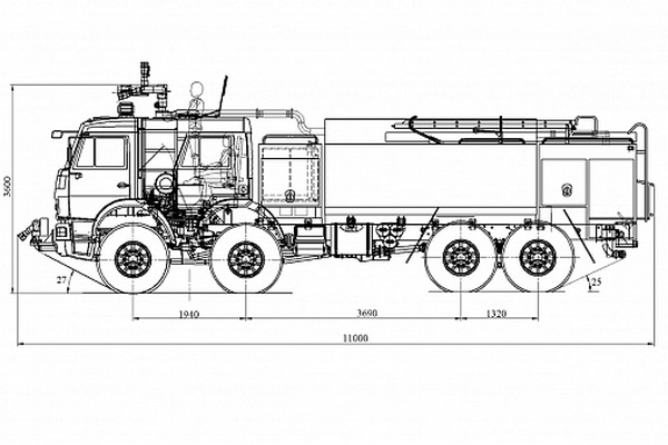 Камаз 63501 схема