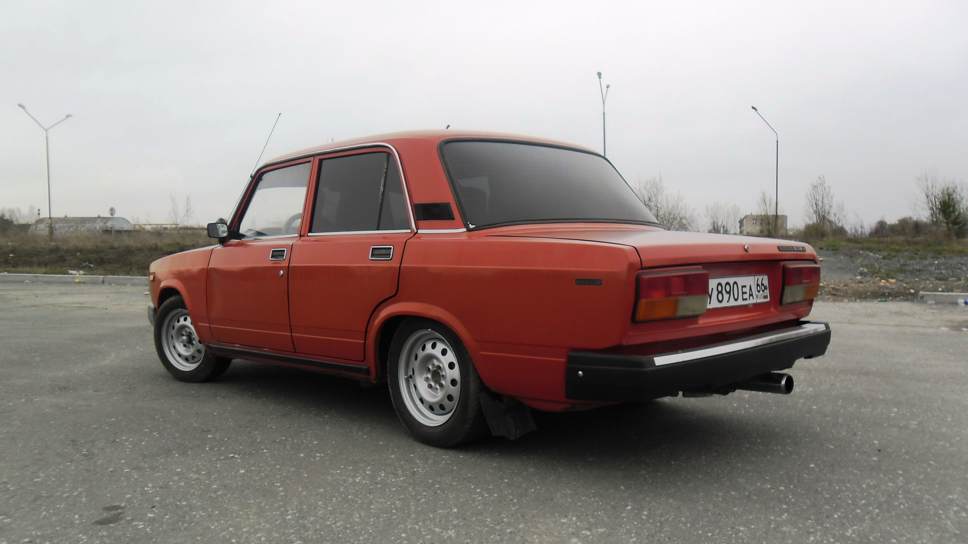 Lada 2107 1.5 бензиновый 1989 | Красная на DRIVE2