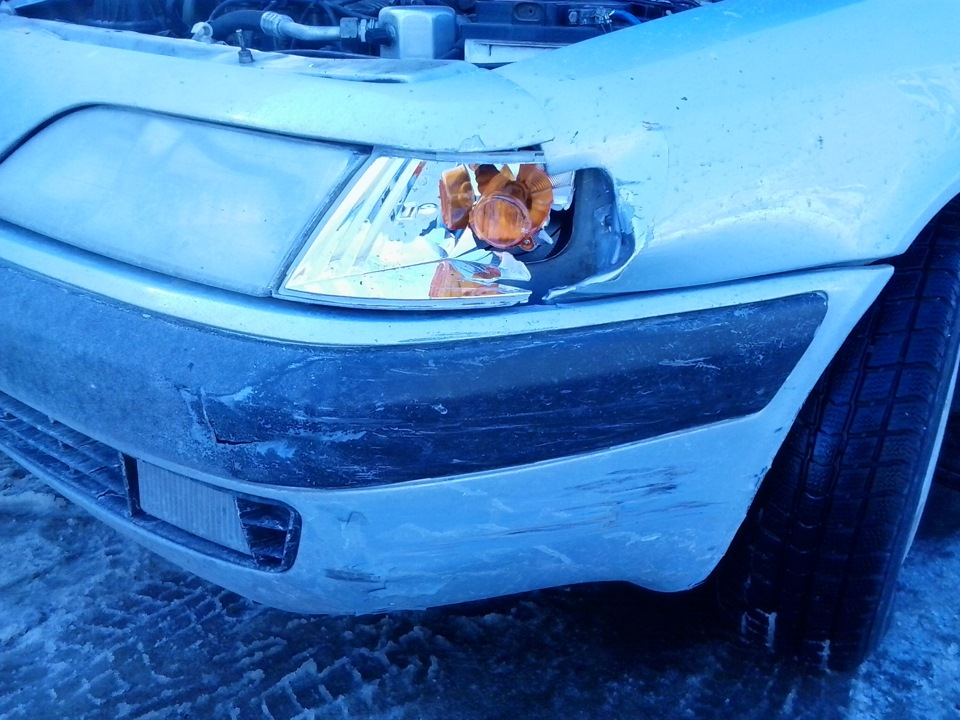 Случилась беда(( — Daewoo Espero, 2 л, 1996 года | ДТП | DRIVE2