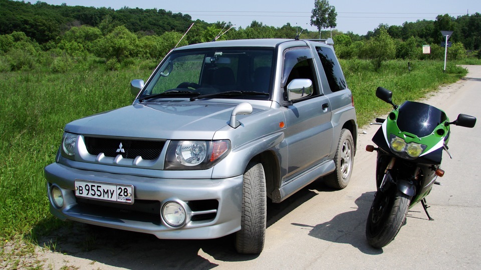 Паджеро ио тюнинг фото Обыес в стиле Evolution - Mitsubishi Pajero Pinin, 1,6 л, 2000 года стайлинг DRI